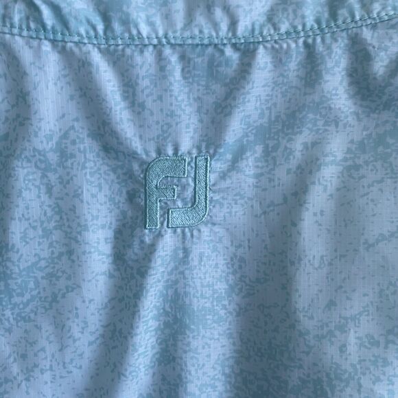 FootJoy Insulated Golf Vest Womens M White Aquamarine Full Zip Reversible Jacket - Picture 13 of 16